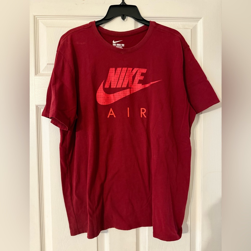 Nike Air Dark Red T-Shirt- Men’s XL